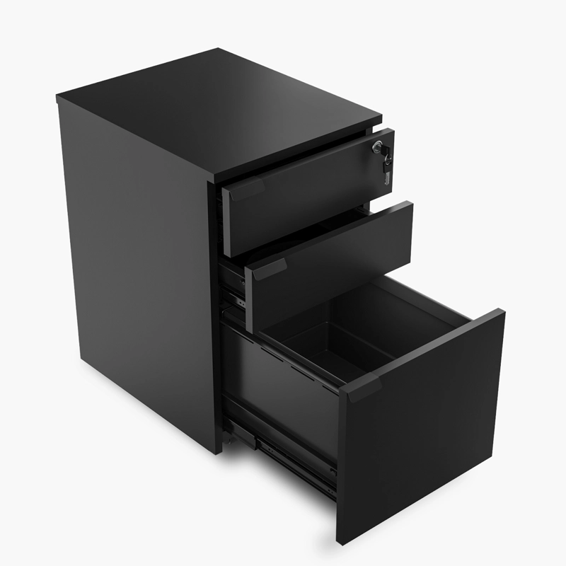 CAJONERA FORM OFFICE MADERA NEGRO MELAMINA SPACE BBF - 5