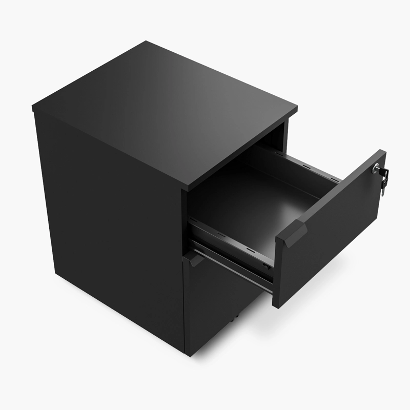 CAJONERA FORM OFFICE MADERA NEGRO MELAMINA SPACE BF - 3