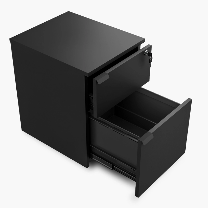 CAJONERA FORM OFFICE MADERA NEGRO MELAMINA SPACE BF - 4