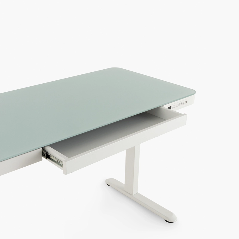 ESCRITORIO FORM DESIGN HOME OFFICE COSMO ELÉCTRICO BLANCO ACERO - 5