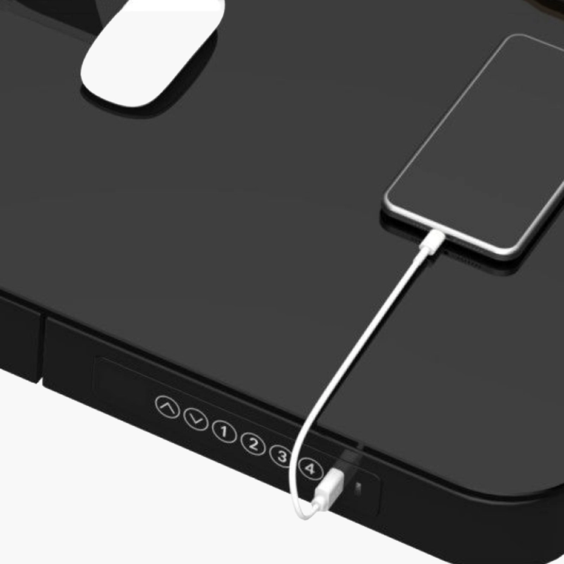 ESCRITORIO FORM DESIGN HOME OFFICE COSMO ELÉCTRICO NEGRO ACERO - 5