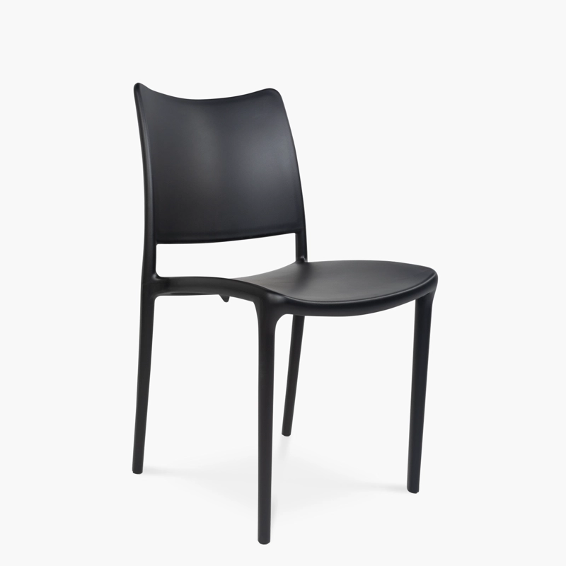 SILLAS FORM DESIGN TODI 1 CUERPO NEGRO PACK 4 PLÁSTICO TERRAZA - 2