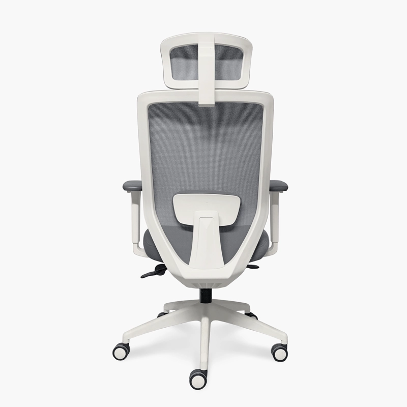 SILLA OFICINA FORM OFFICE GRIS CLARO FOCUS CON CABECERO - 4