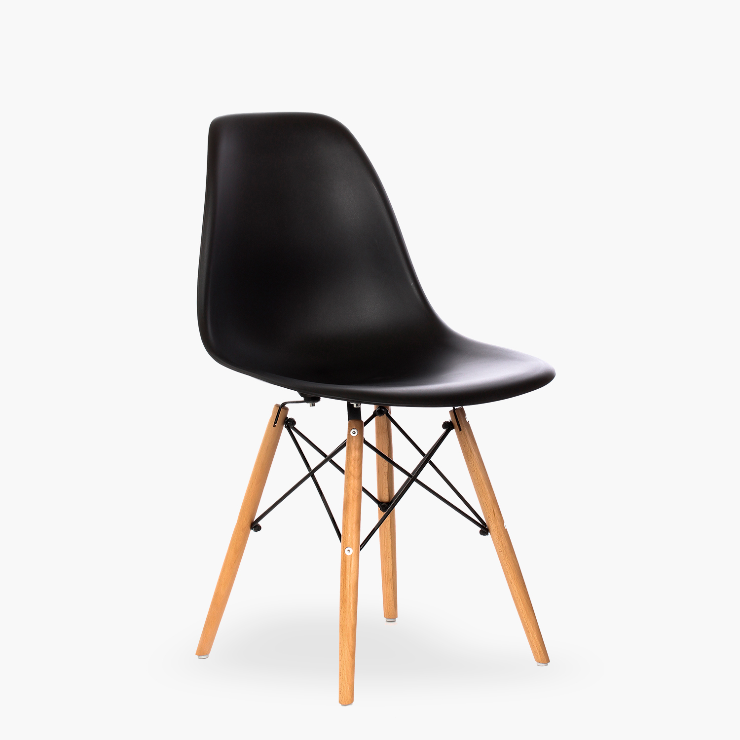 SILLAS COMEDOR FORM DESIGN EAMES DSW 1 CUERPO NEGRO PACK 4 - 4
