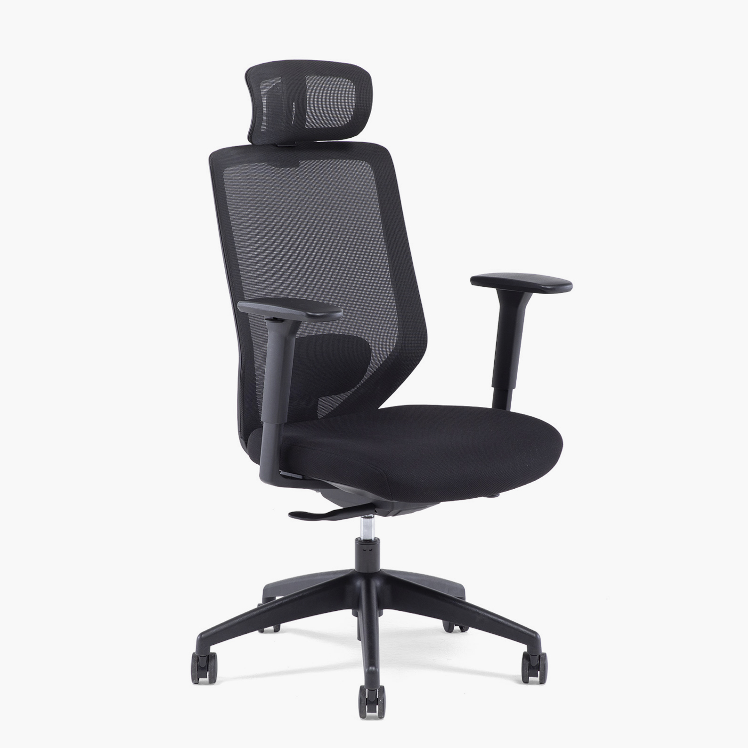 SILLA OFICINA FORM OFFICE NEGRO FOCUS CON CABECERO - 2