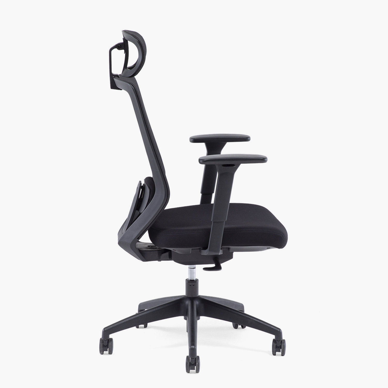 SILLA OFICINA FORM OFFICE NEGRO FOCUS CON CABECERO - 3