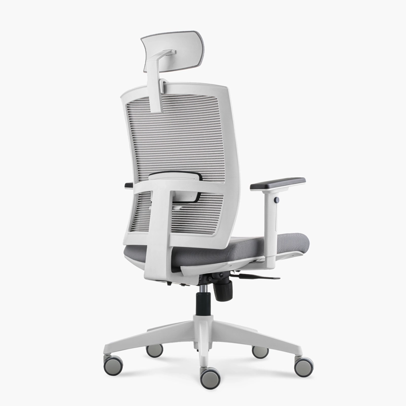 SILLA OFICINA FORM OFFICE GRIS CLARO TAYLOR PRO CON CABECERO - 5