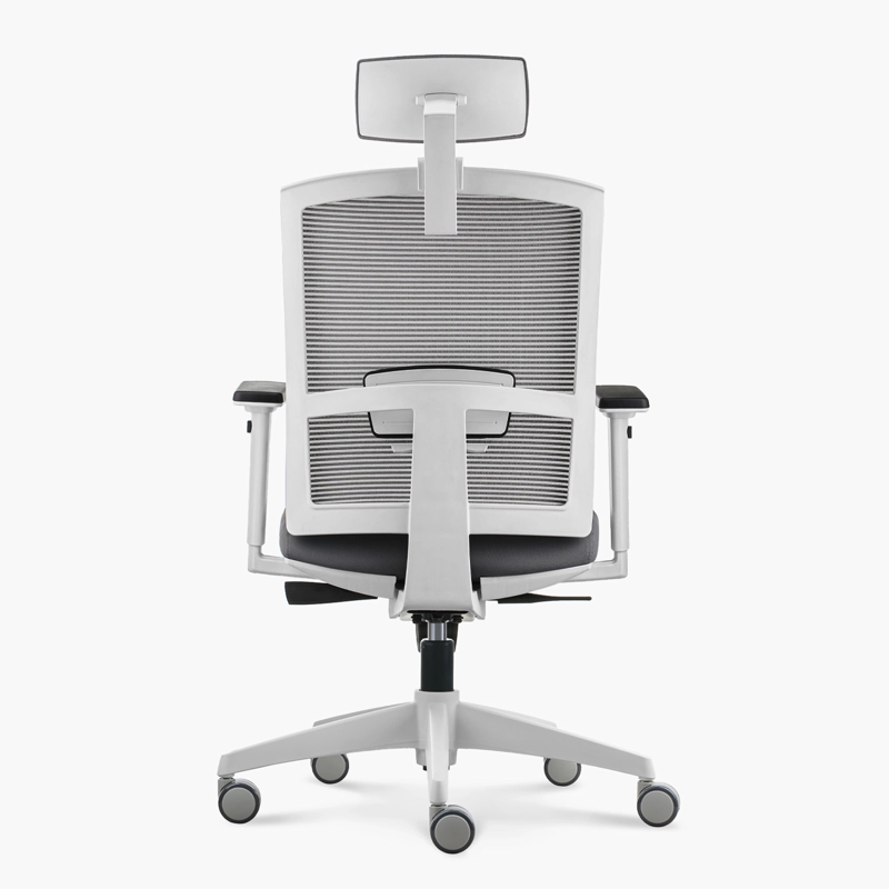 SILLA OFICINA FORM OFFICE GRIS CLARO TAYLOR PRO CON CABECERO - 6