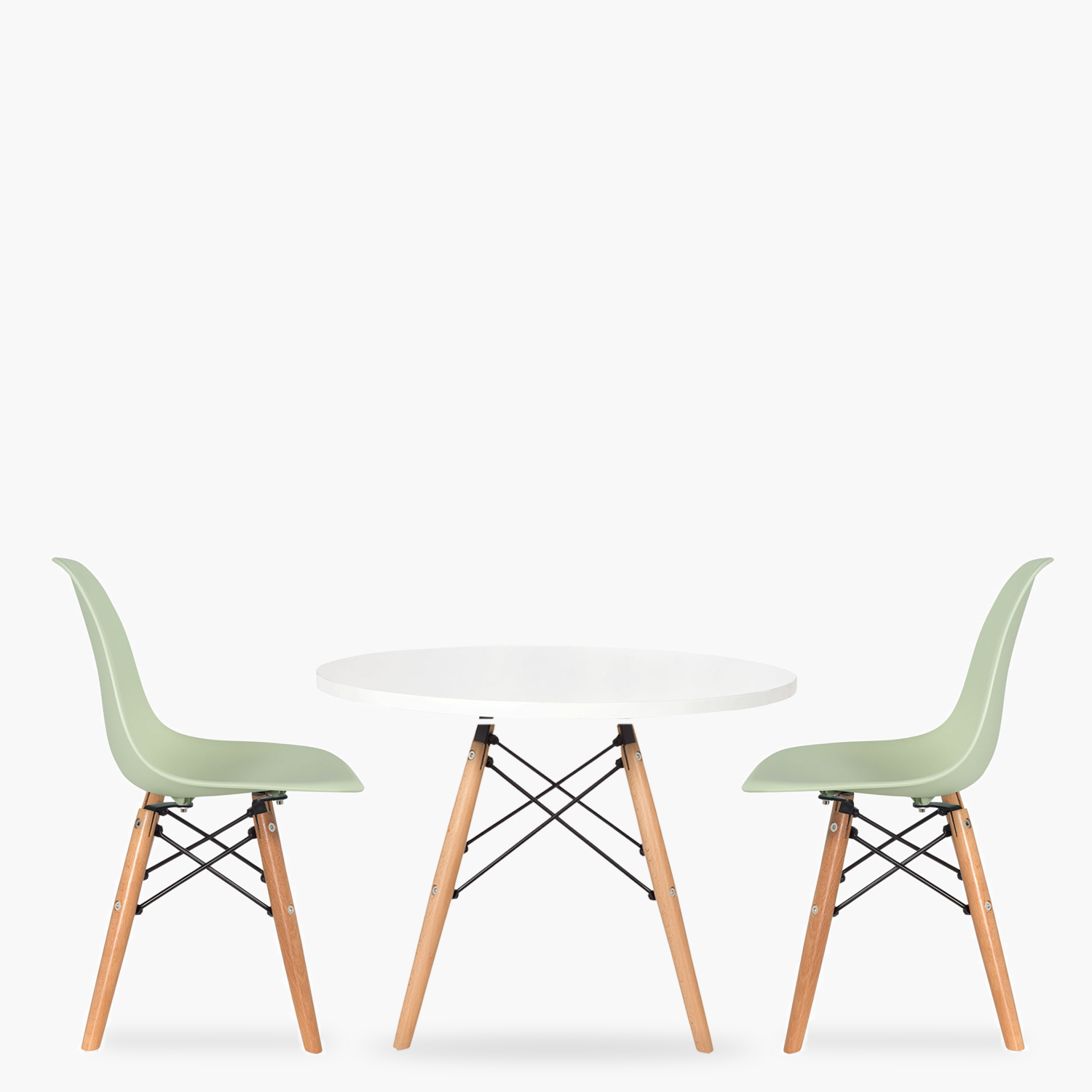 PACK KIDS 1 MESA 2 SILLAS DSW MENTA FORM - 1