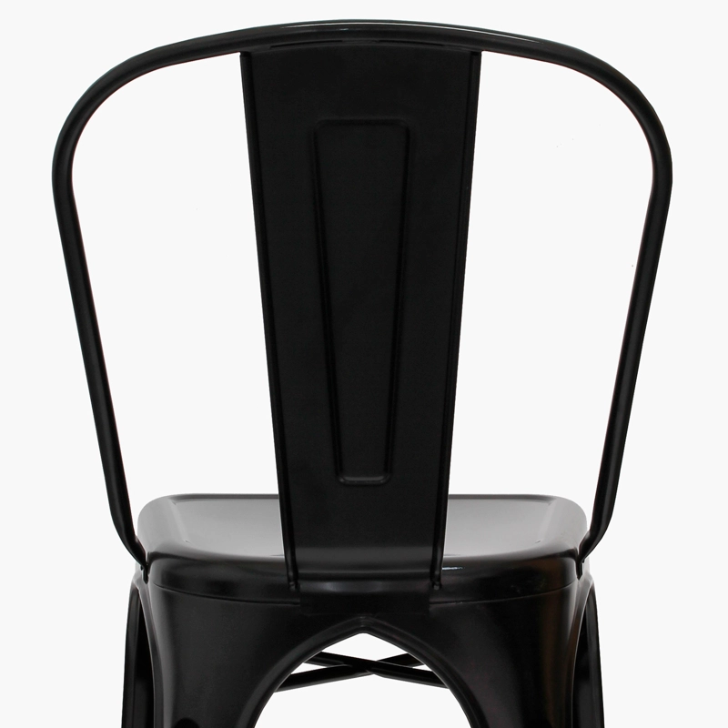 SILLAS FORM DESIGN TOLIX 1 CUERPO ACERO NEGRO PACK 4 ASIENTO METAL - 8