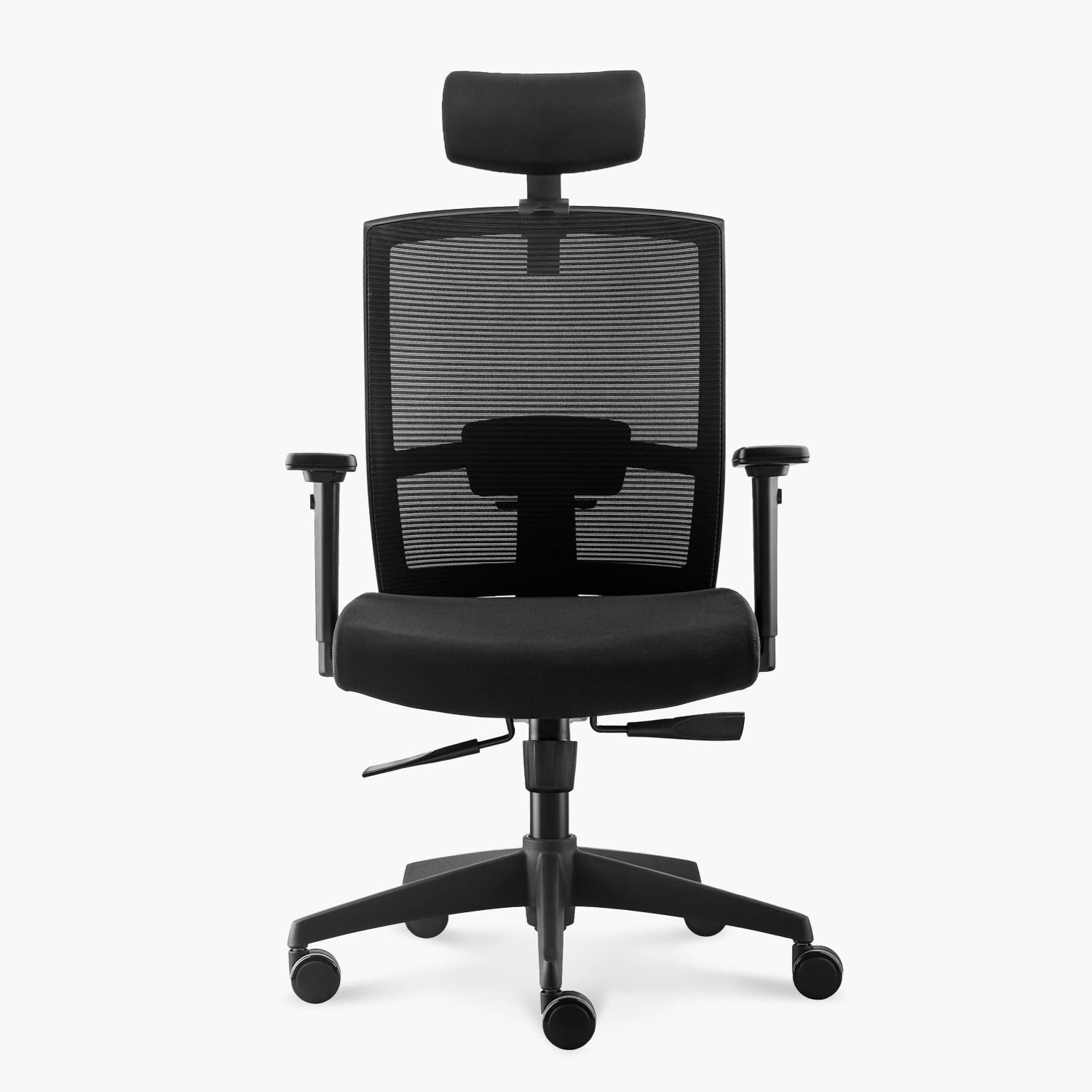 SILLA OFICINA FORM OFFICE NEGRO TAYLOR SYNCRO CON CABECERO - 1
