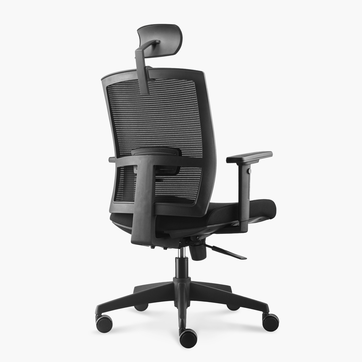 SILLA OFICINA FORM OFFICE NEGRO TAYLOR SYNCRO CON CABECERO - 5