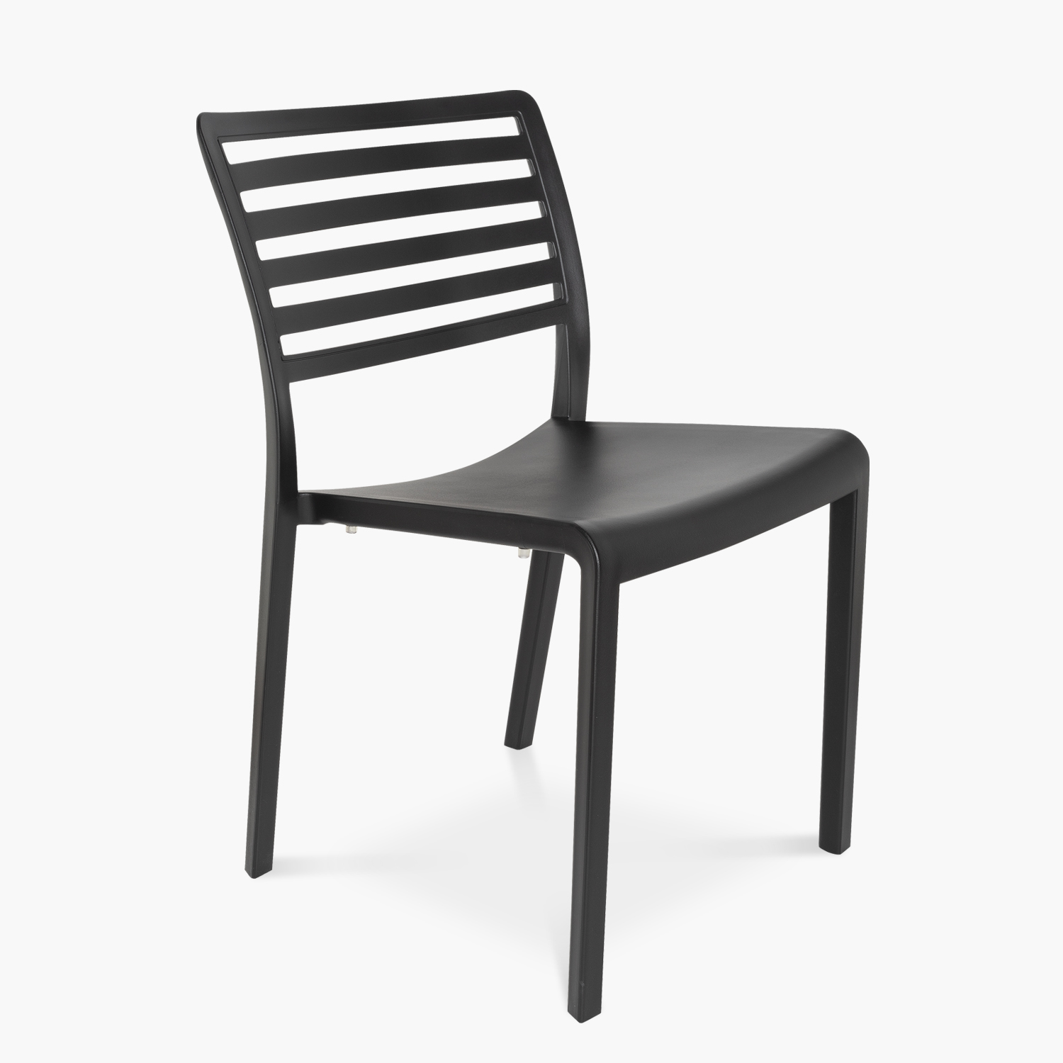 PACK 4 SILLAS PLASTICO TERRAZA BARCELONA NEGRO FORM - 2