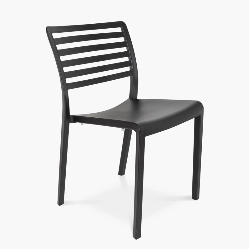 PACK 4 SILLAS PLASTICO TERRAZA BARCELONA NEGRO FORM - 3