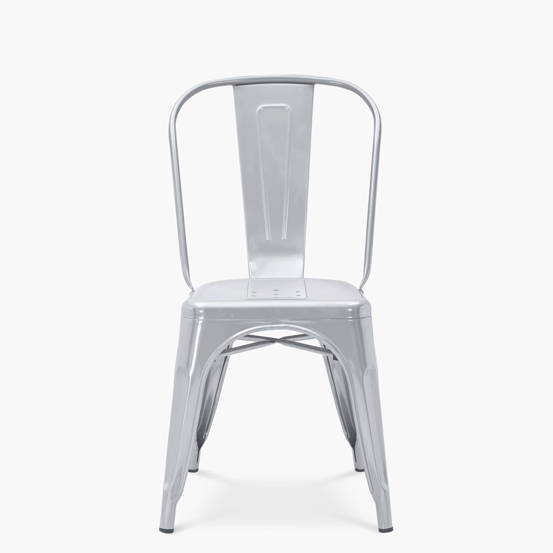 PACK 4 SILLAS TOLIX ASIENTO METAL METAL FORM - 2