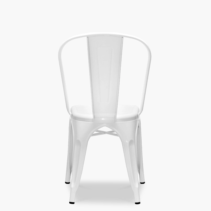 SILLAS FORM DESIGN TOLIX 1 CUERPO ACERO BLANCO PACK 4 ASIENTO METAL - 5