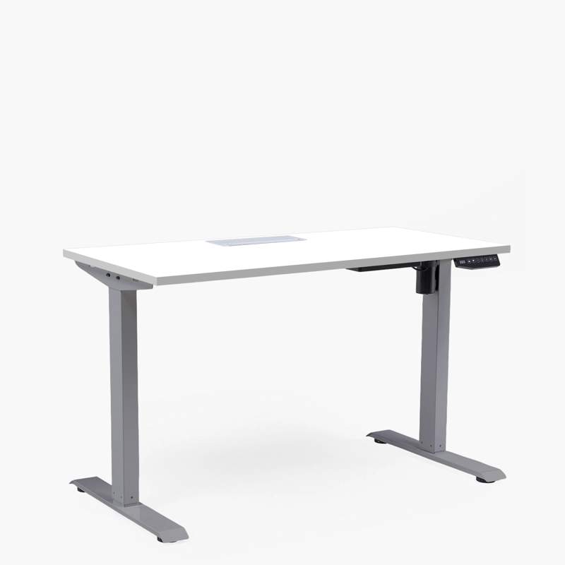 ESCRITORIO FORM OFFICE COSMO ELÉCTRICO CON PASACABLES 120X60 METAL - 2
