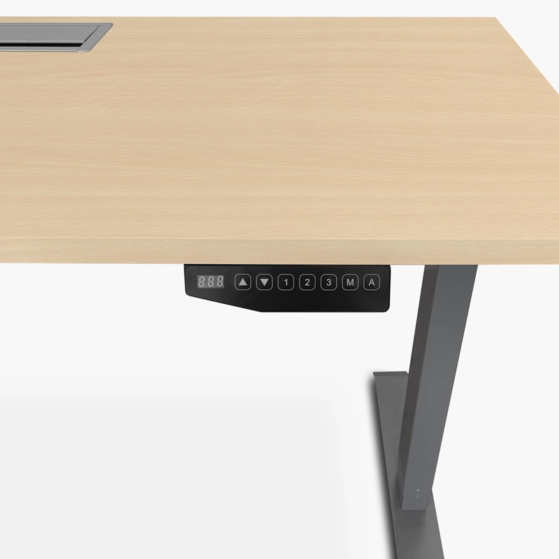 ESCRITORIO FORM OFFICE COSMO ELÉCTRICO CON PASACABLES 120X60 METAL - 3