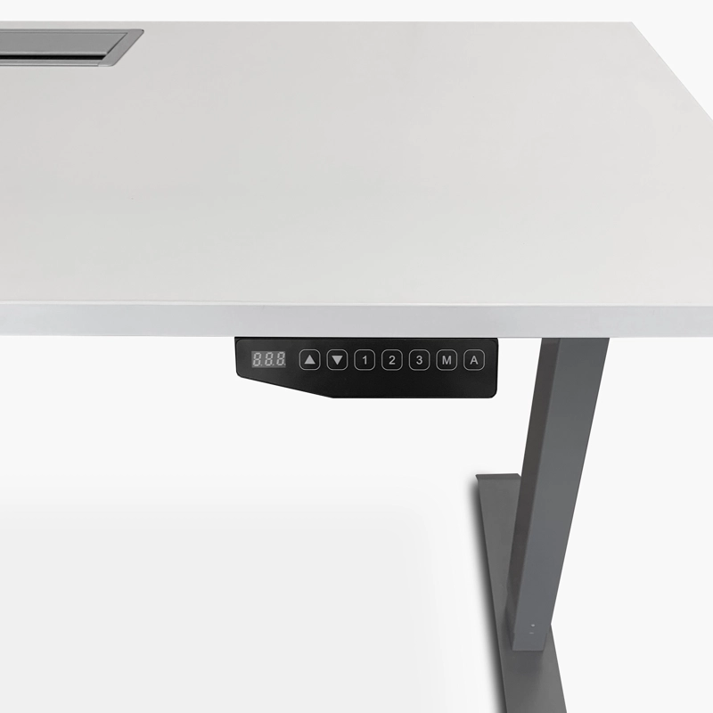 ESCRITORIO FORM OFFICE COSMO ELÉCTRICO CON PASACABLES 120X60 METAL - 3