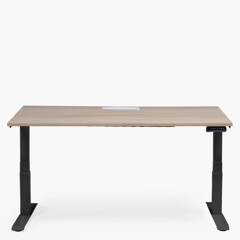ESCRITORIO FORM OFFICE COSMO ELÉCTRICO DUAL CON PASACABLES 180X70 METAL - 1