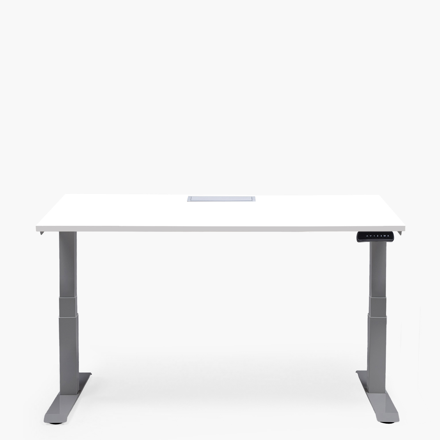 ESCRITORIO FORM OFFICE COSMO ELÉCTRICO DUAL CON PASACABLES 160X70 METAL - 1