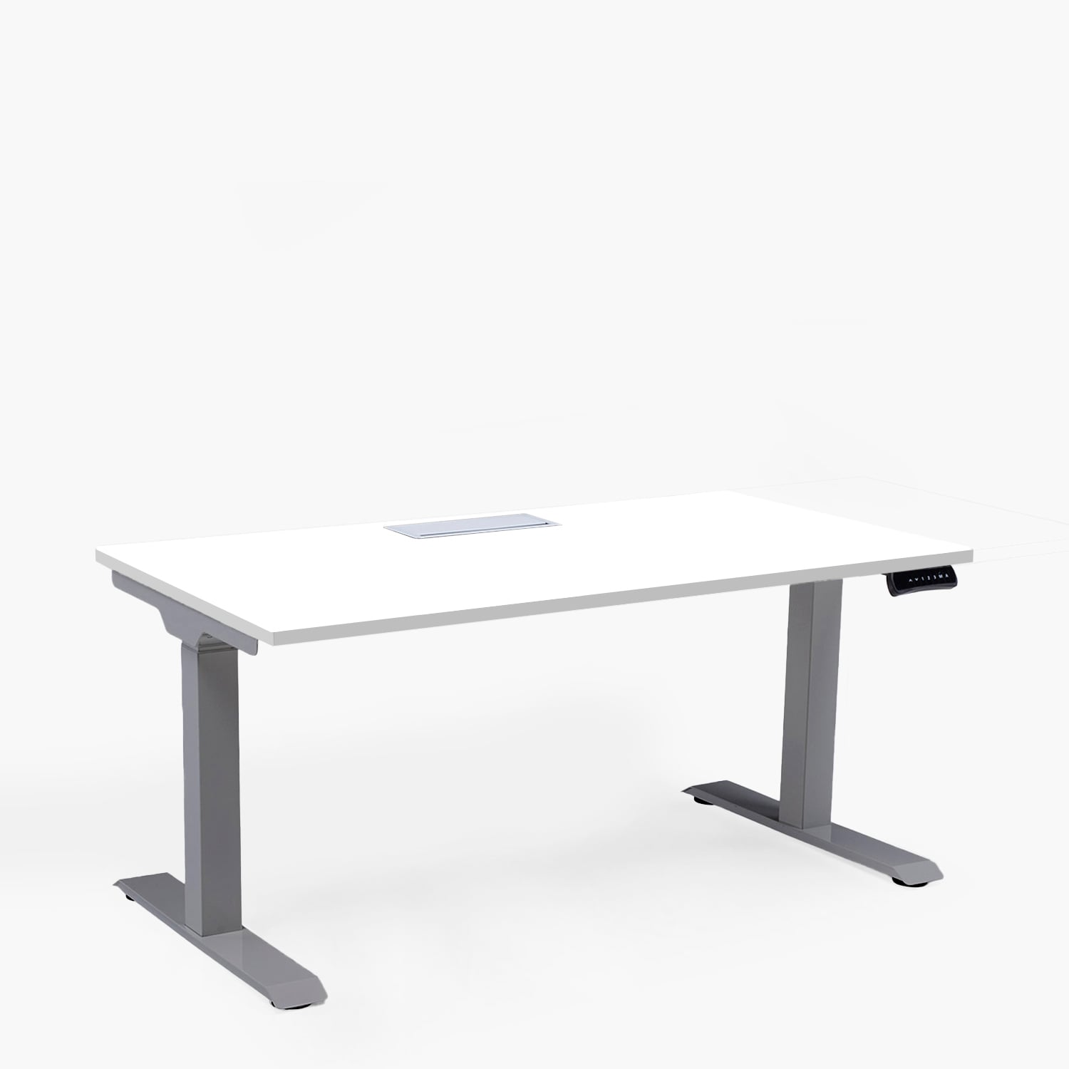ESCRITORIO FORM OFFICE COSMO ELÉCTRICO DUAL CON PASACABLES 160X70 METAL - 2