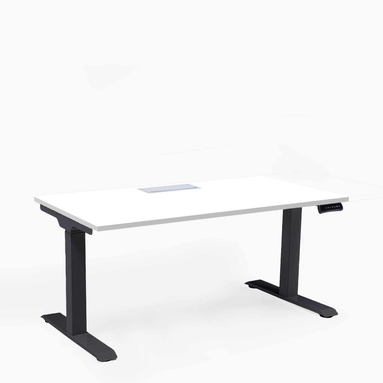 ESCRITORIO FORM OFFICE COSMO ELÉCTRICO DUAL CON PASACABLES 160X70 METAL - 2