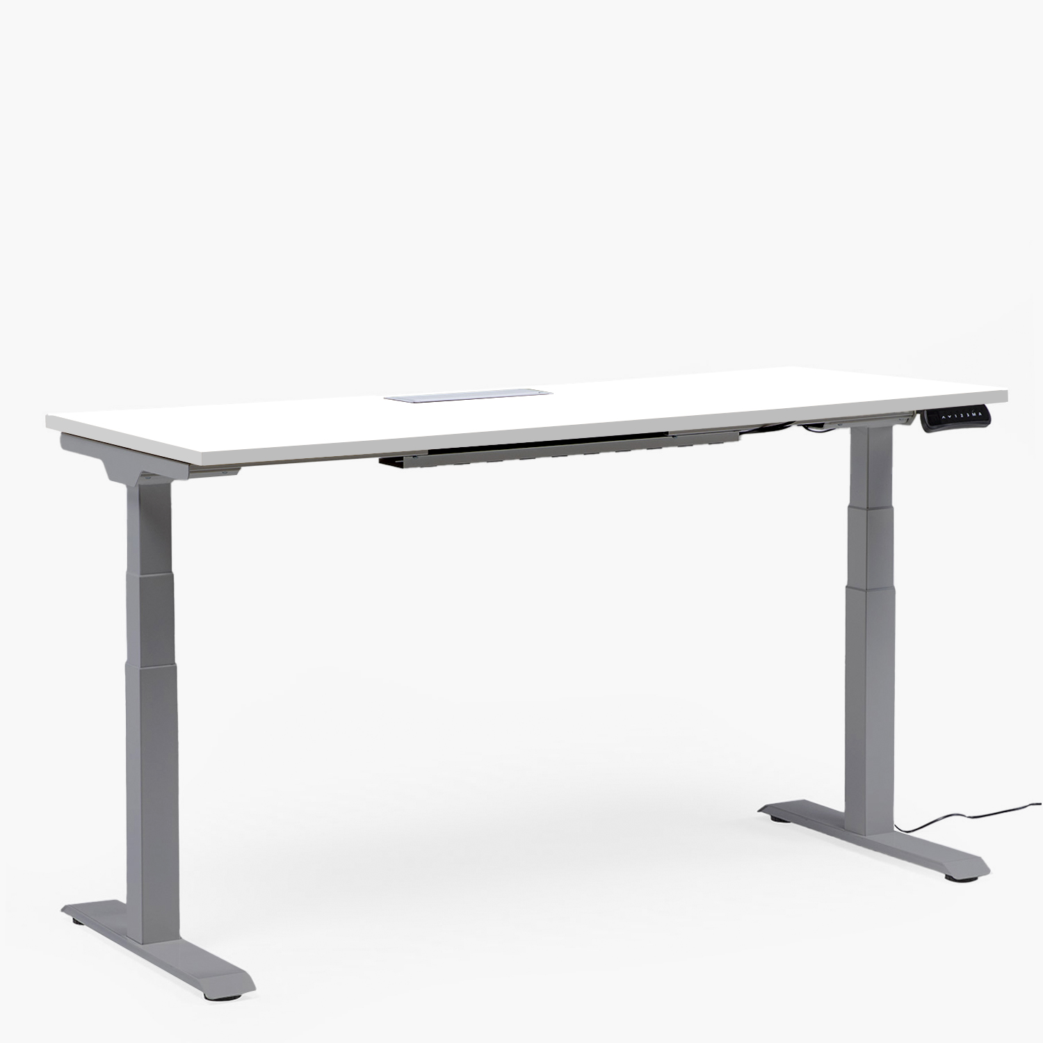 ESCRITORIO FORM OFFICE COSMO ELÉCTRICO DUAL CON PASACABLES 160X70 METAL - 3