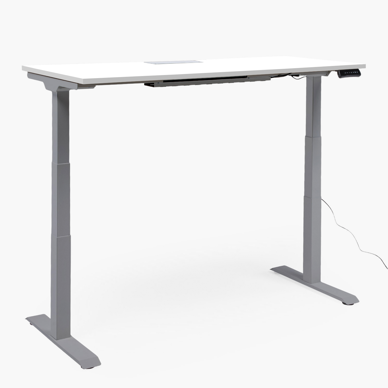 ESCRITORIO FORM OFFICE COSMO ELÉCTRICO DUAL CON PASACABLES 160X70 METAL - 4