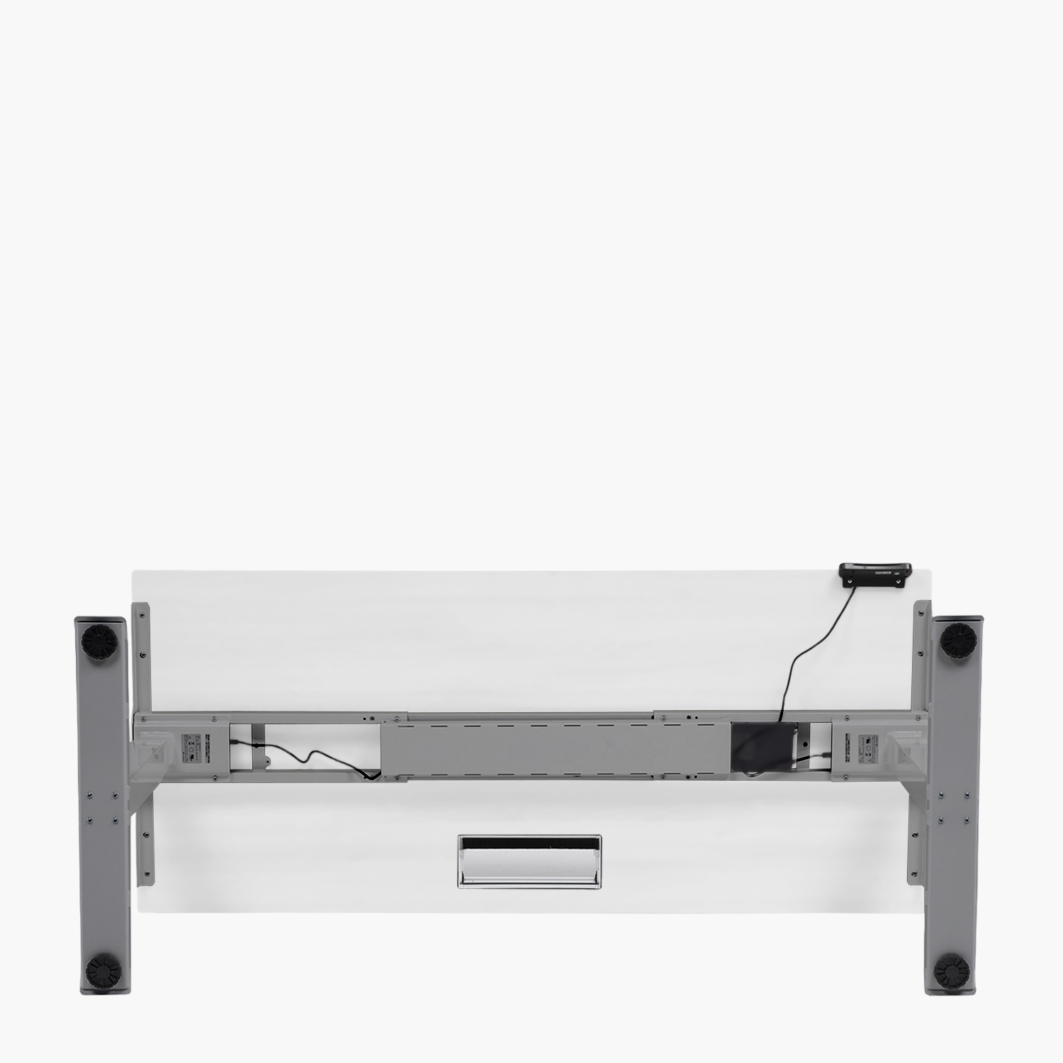 ESCRITORIO FORM OFFICE COSMO ELÉCTRICO DUAL CON PASACABLES 160X70 METAL - 8