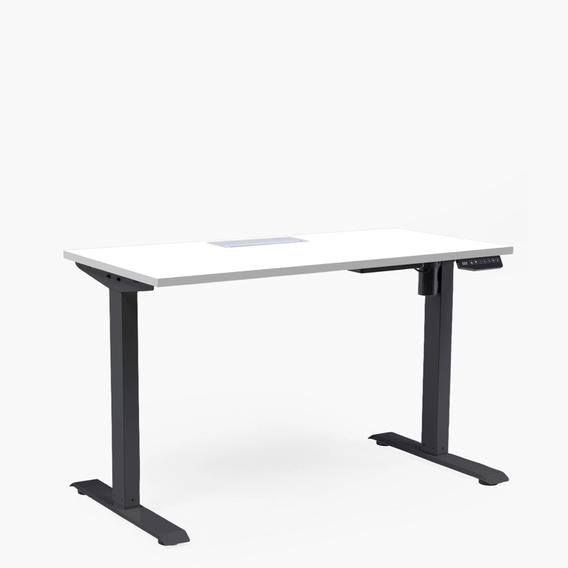 ESCRITORIO FORM OFFICE COSMO ELÉCTRICO CON PASACABLES 160X70 METAL - 2