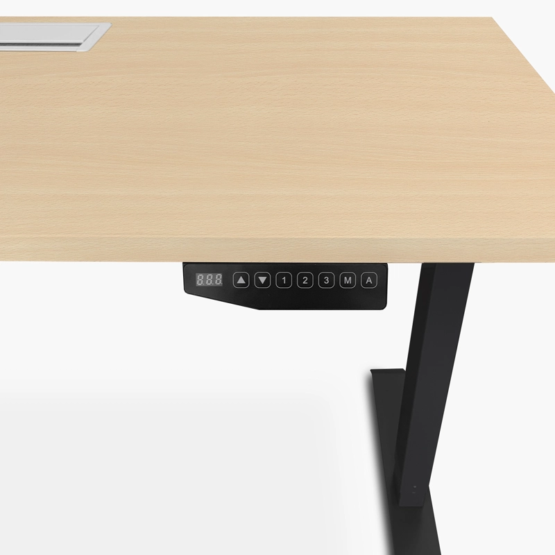 ESCRITORIO FORM OFFICE COSMO ELÉCTRICO CON PASACABLES 160X70 METAL - 3