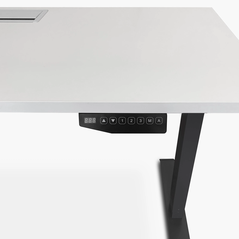 ESCRITORIO FORM OFFICE COSMO ELÉCTRICO CON PASACABLES 140X60 METAL - 3