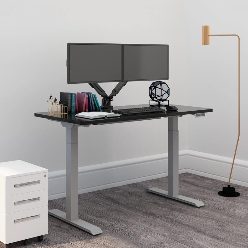 BASE FORM OFFICE COSMO 120 200 DUAL ELÉCTRICO NEGRO ACERO - 8