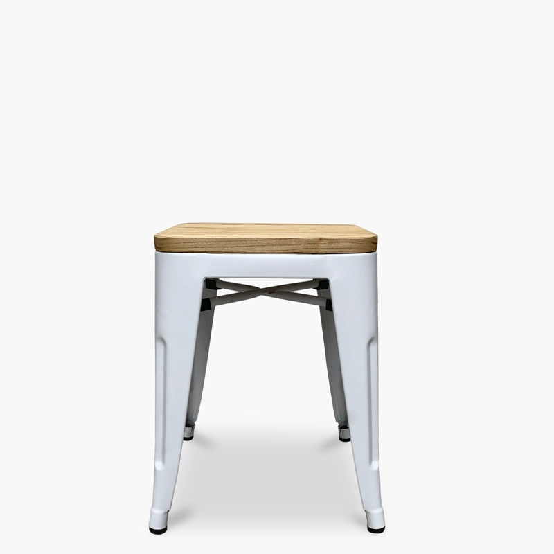 PISOS FORM DESIGN TOLIX 1 CUERPO MADERA BLANCO PACK 4 ASIENTO - 2