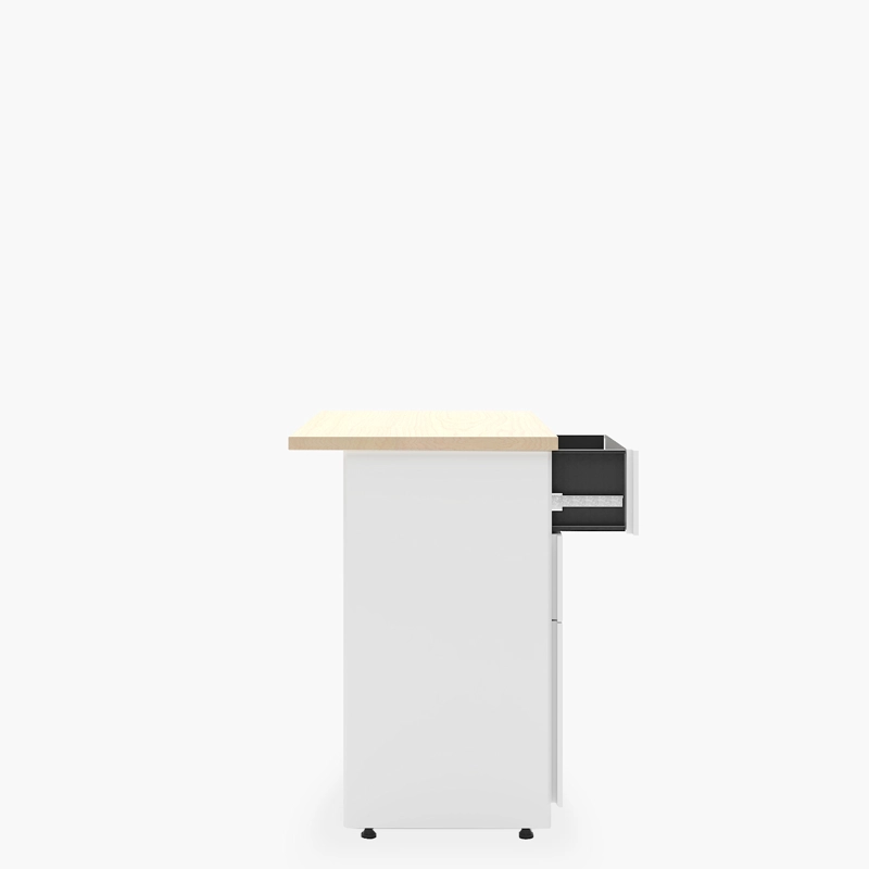 ESCRITORIO LATERAL NEO 50X90 CON CAJONERA METALICA - 3