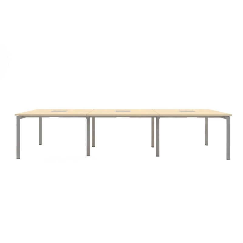 ESCRITORIO NEO CON PASACABLES 120 BENCH 6 PERS - 2