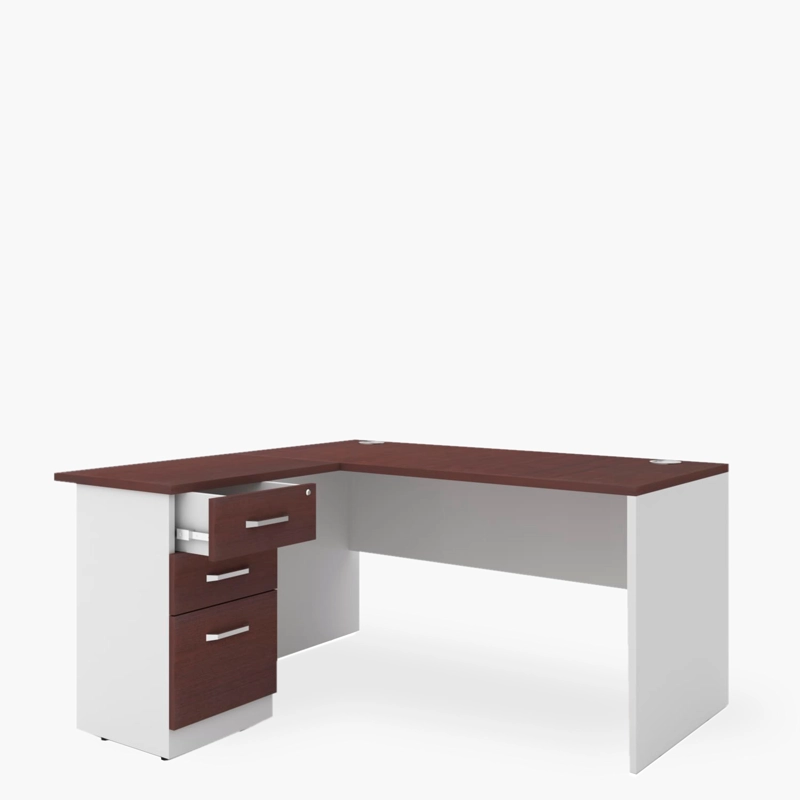 ESCRITORIO FORM OFFICE LATERAL NEO 50X70 CON CAJONERA MELAMINA METAL - 4