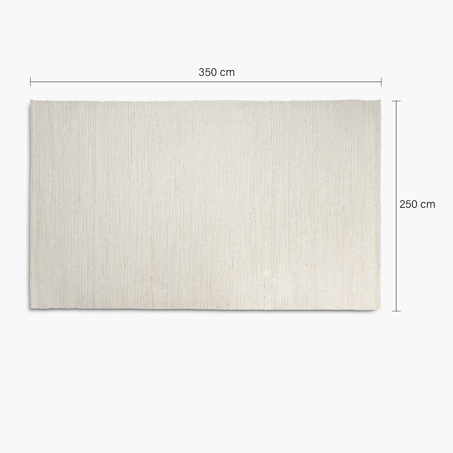 ALFOMBRA LANA CEJAR 250X350 CRUDO FORM - 4