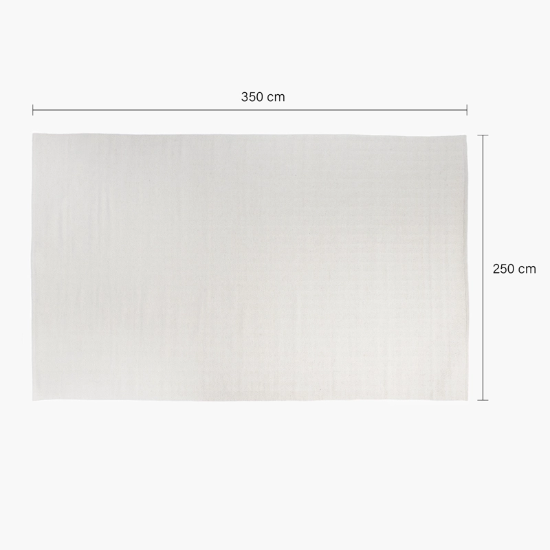 ALFOMBRA LANA MISCANTI 250X350 CRUDO FORM - 4