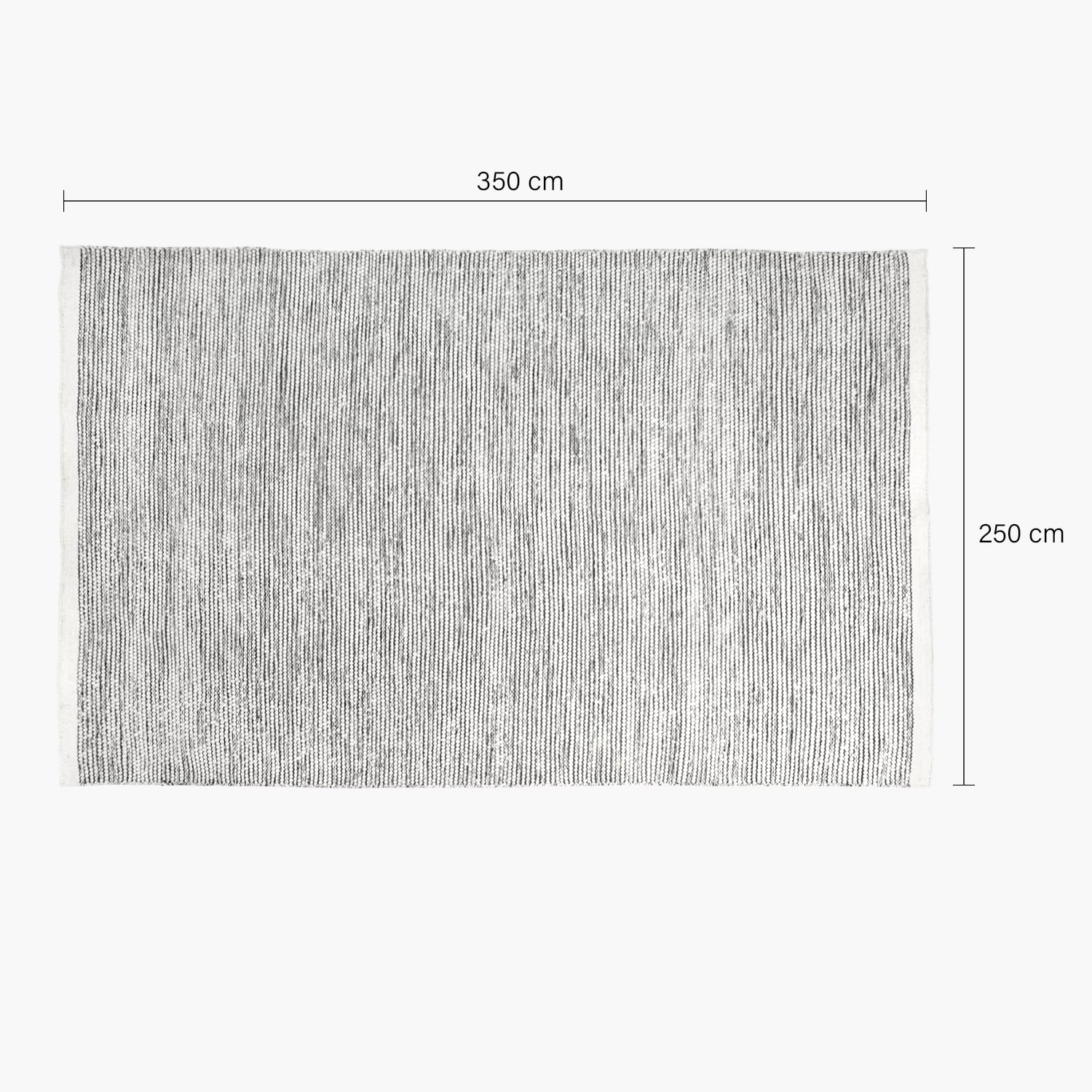 ALFOMBRA FORM DESIGN PUYEHUE CRUDO LANA NATURAL 250 X 350 CM - 4