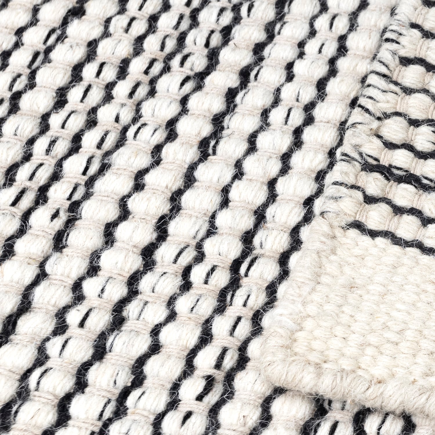 ALFOMBRA LANA PUYEHUE 150X200 CRUDO FORM - 2