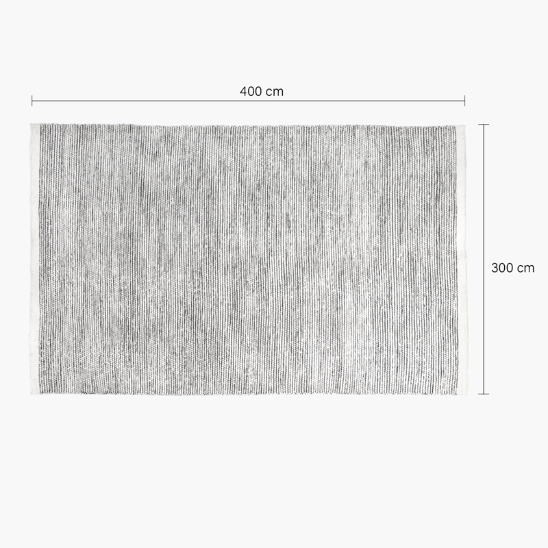 ALFOMBRA FORM DESIGN PUYEHUE CRUDO LANA NATURAL 300 X 400 CM - 4