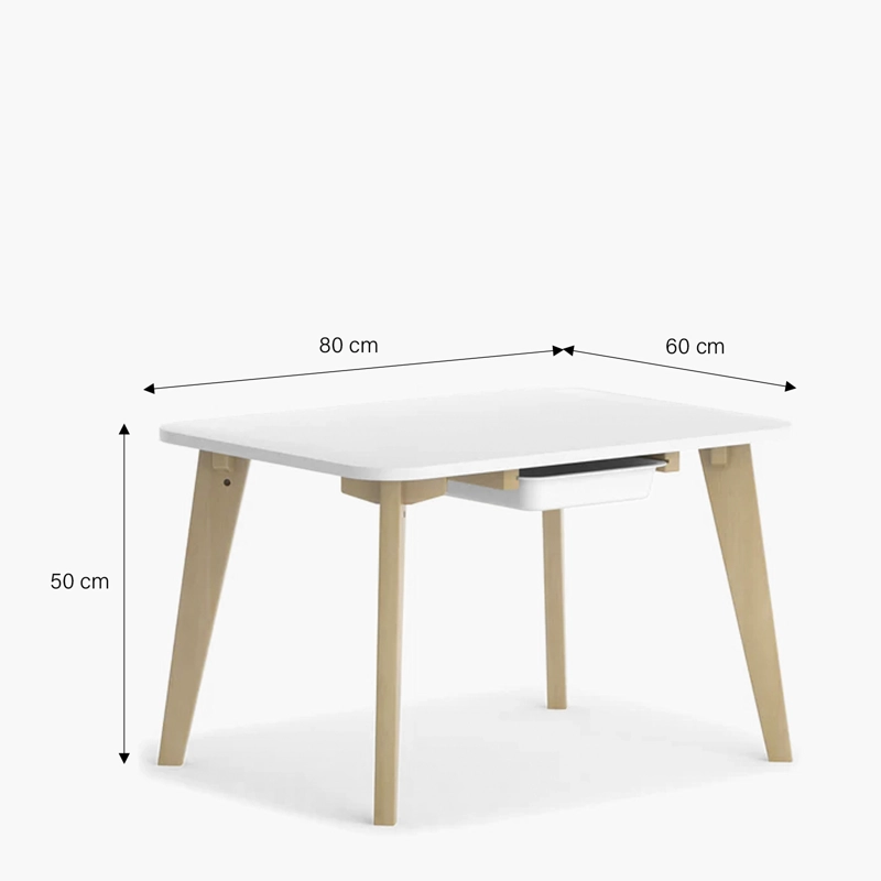 ESCRITORIO FORM DESIGN INFANTIL BIANCA NATURA/BLANCO MADERA - 5