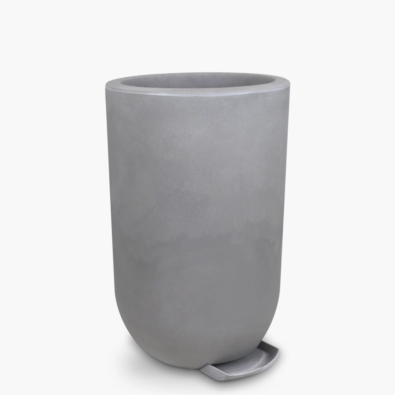 MACETERO PLASTICO LAUCA 63 GRIS CLARO FORM - 1