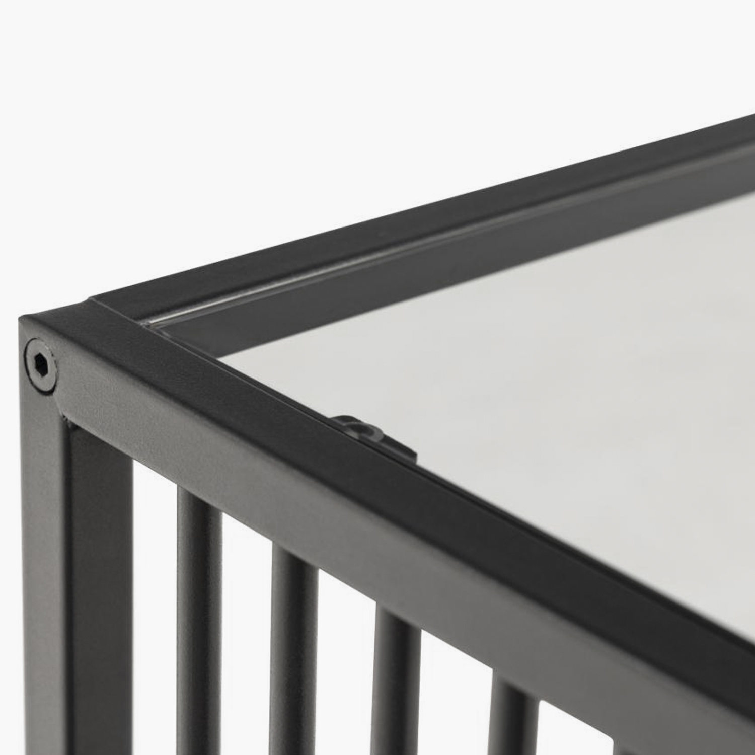 MESA LATERAL FORM DESIGN LIVERPOOL 40 NEGRO METAL - 4