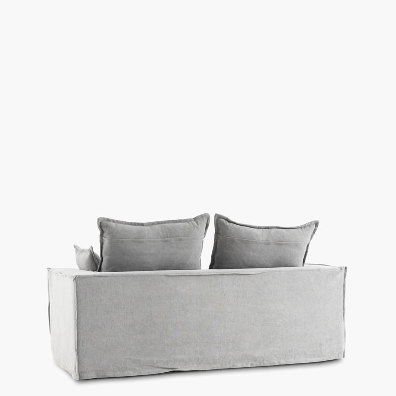 SOFÁ FORM DESIGN GRIS 2.5 CUERPOS LUCIANO OSCURO - 4