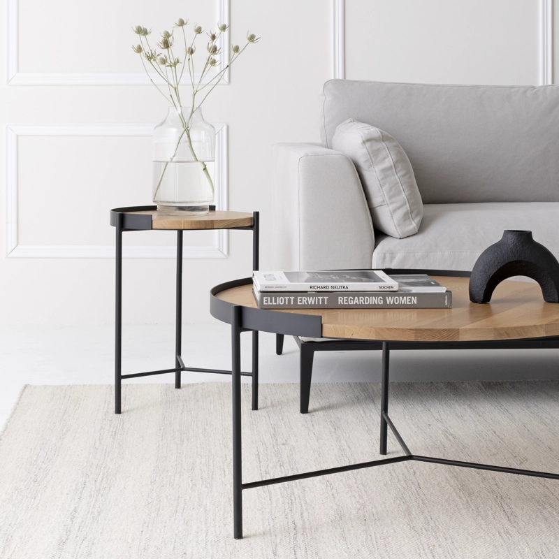 MESA LATERAL FORM DESIGN TRANTOR 40 NATURA/NEGRO METAL - 6