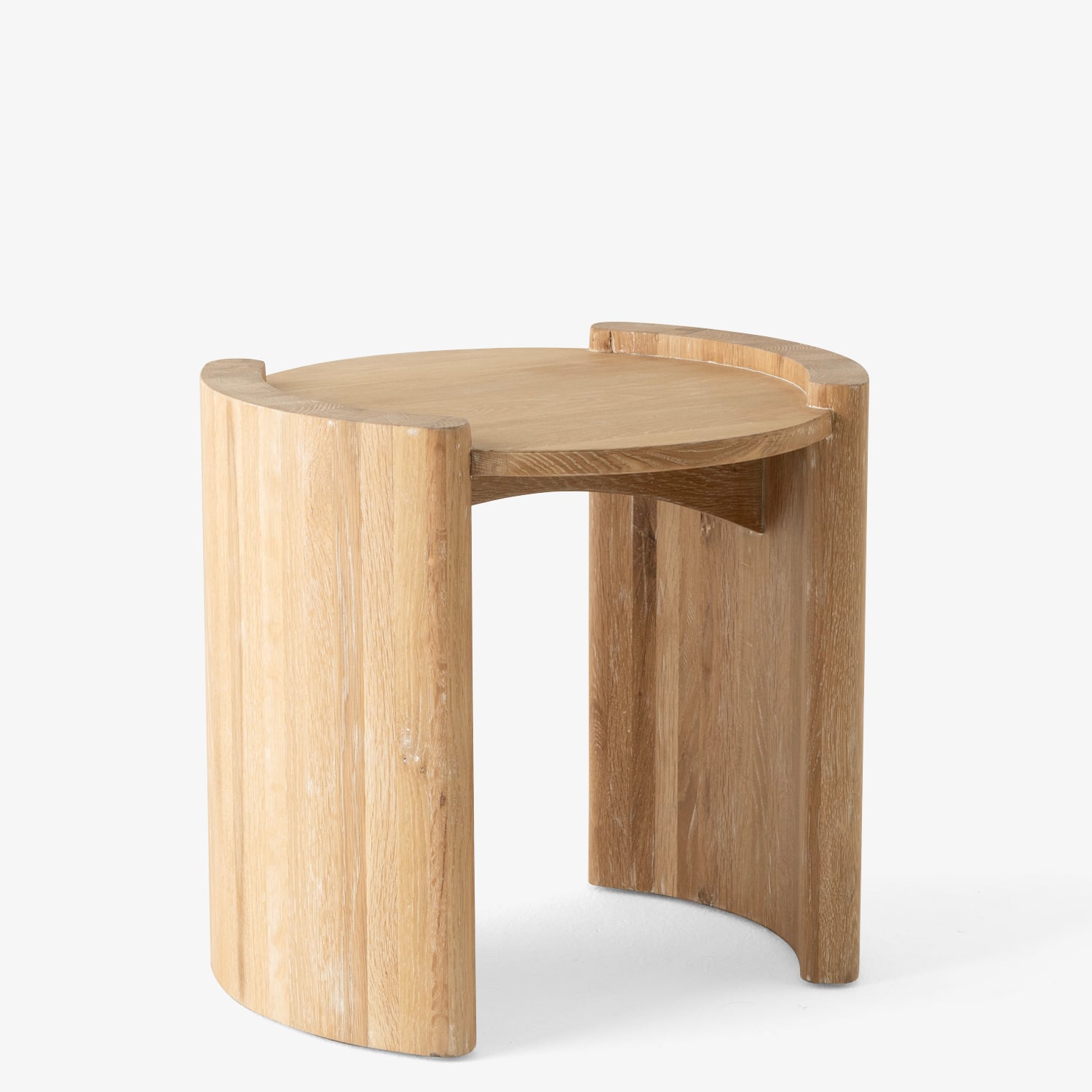 MESA LATERAL FORM DESIGN DOMENICO NATURAL MADERA - 3