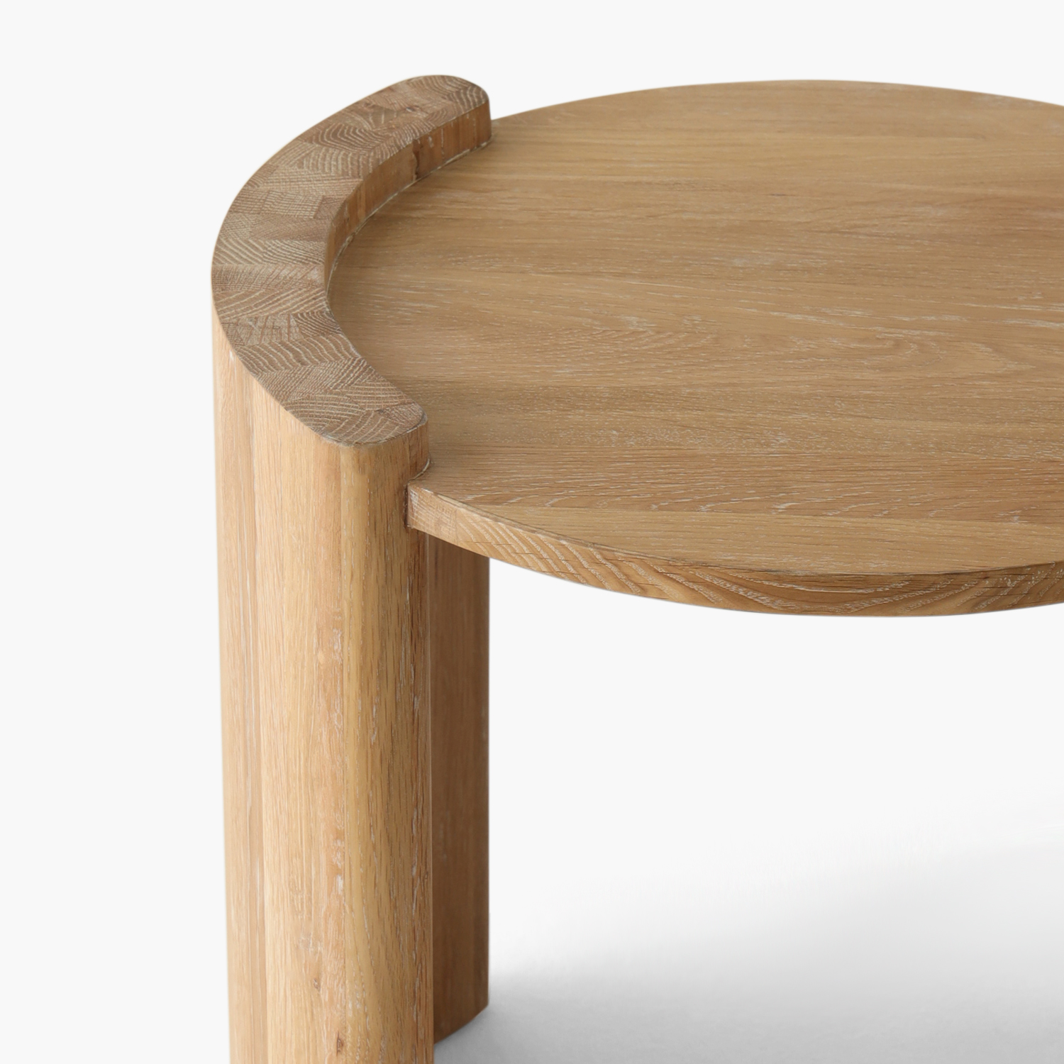 MESA LATERAL FORM DESIGN DOMENICO NATURAL MADERA - 4